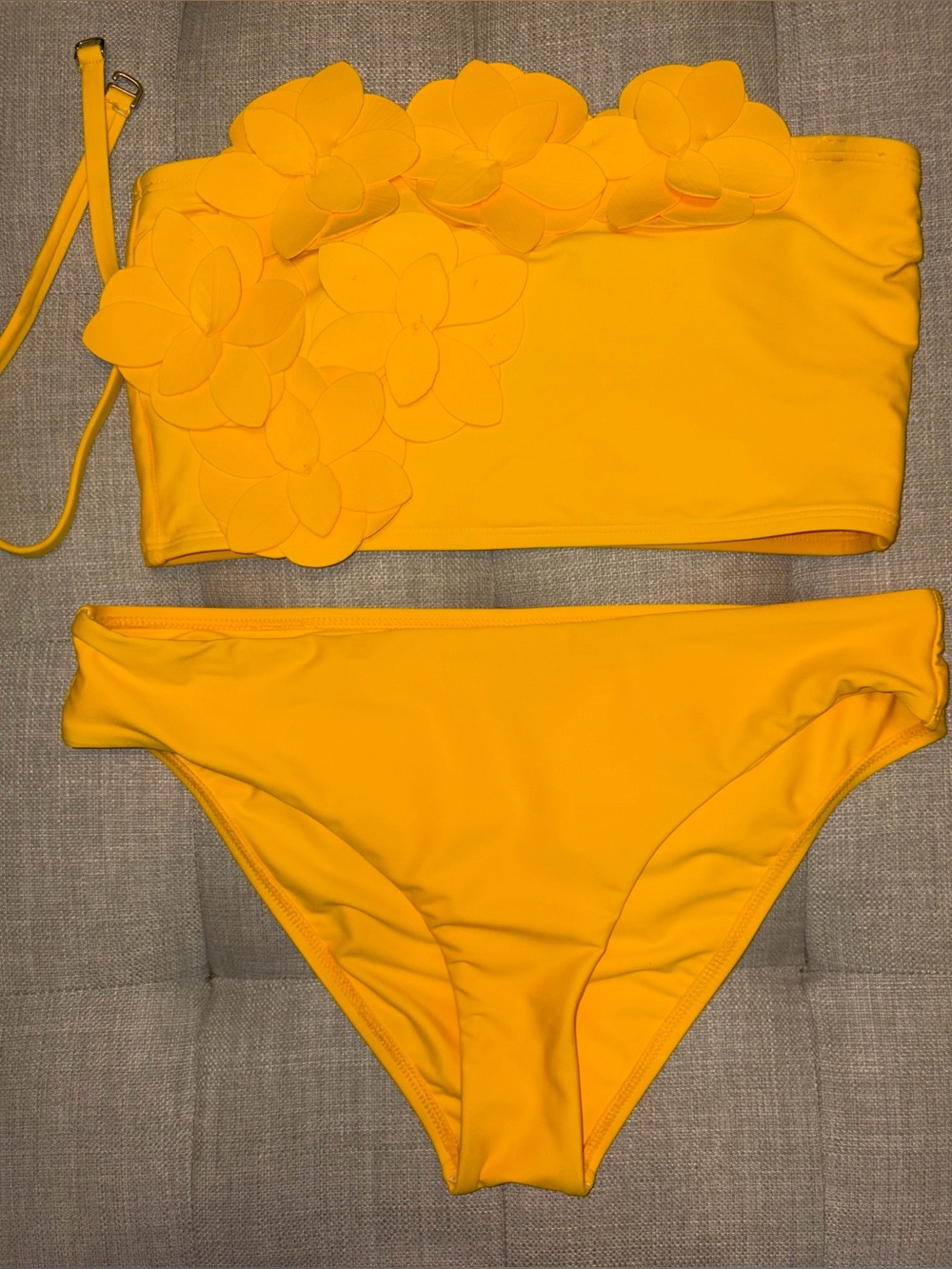 Antonio Melani Swim yellow 2 piece: top size Sm bottoms: size Med